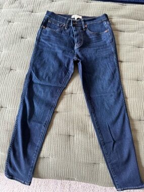 Madewell Women's Skinny Jeans in Dark Blue Indigo